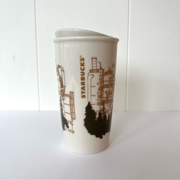 Starbucks Seattle Ceramic Travel Mug 2015 - Picture 2 of 6